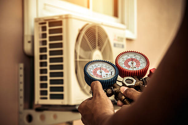 Professional Hvac technician working in Vernon, NJ
